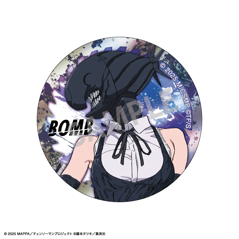 (Goods - Badge) Chainsaw Man The Movie: Reze Arc Trading Metallic Button Badge / Reze Arc (Blind Box -Single) - Image 9