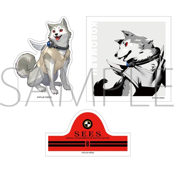 [Persona] Persona 3 Reload Metal Sticker Set / Koromaru