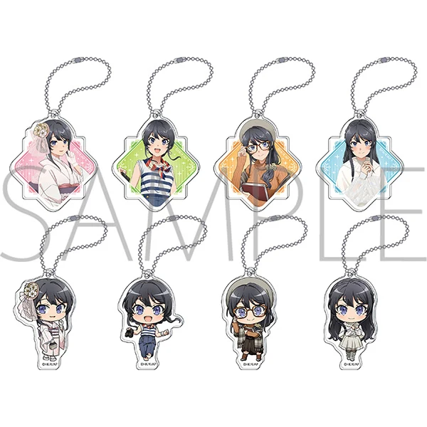 [Rascal Does Not Dream of a Girl with a Leather Backpack] Lots of Mai-san Acrylic Keychain Collection (Blind Box -Singles) - Image 3