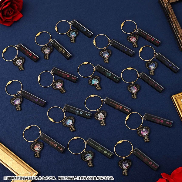 [Devil Butler with Black Cat] Key-shaped Acrylic Charm Keychain Collection - Image 4
