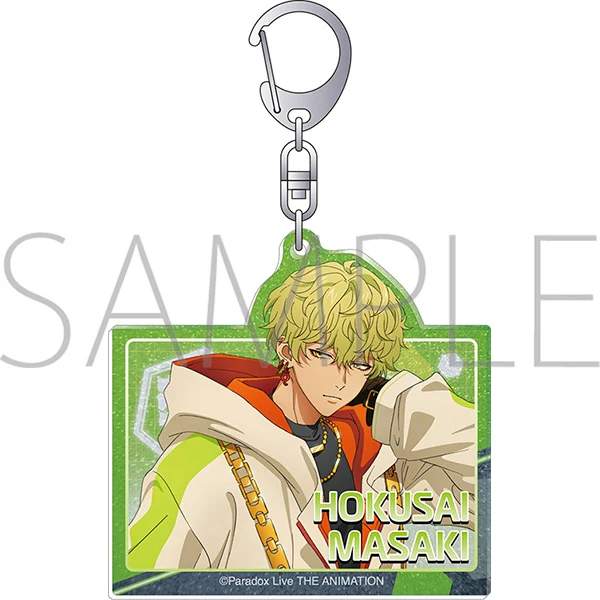 [Paradox Live] Glitter Acrylic Keychain /Hokusai Masaki