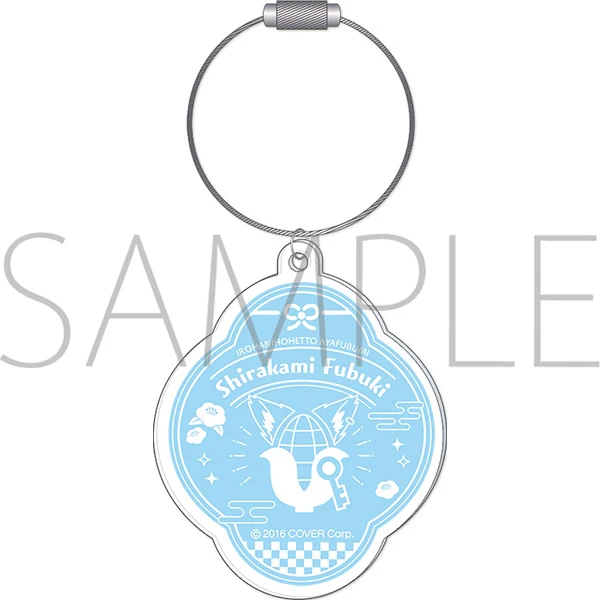 [hololive] Acrylic Keychain - Irohanihoheto AyaFubuMi Shirakami Fubuki