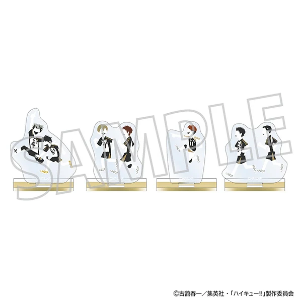 (Goods - Acrylic Stand)[Haikyu!!] Acrylic Diorama/Fukurodani Academy Yuru Palette