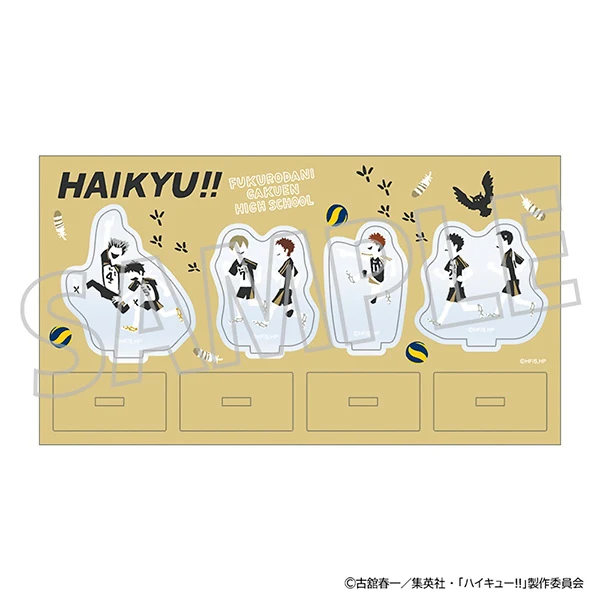 (Goods - Acrylic Stand)[Haikyu!!] Acrylic Diorama/Fukurodani Academy Yuru Palette - Image 2