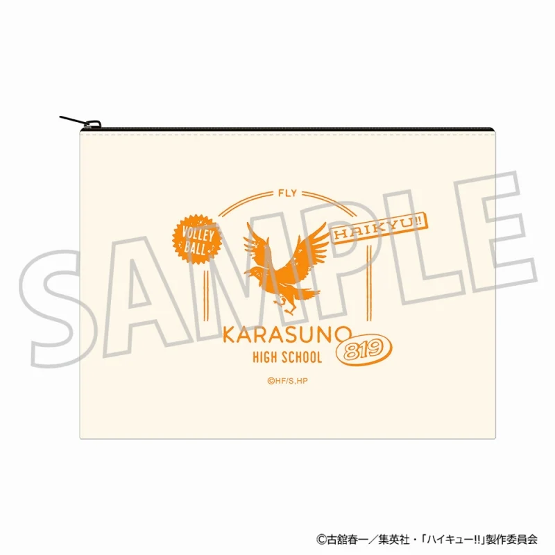 [Haikyu!!] Flat Pouch / Karasuno High