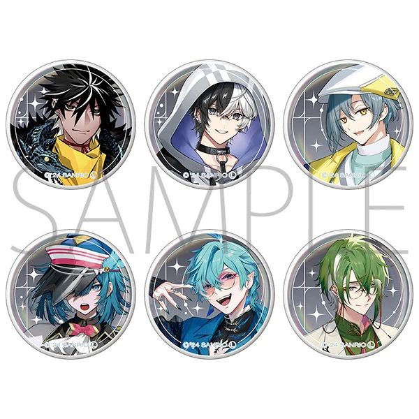 [FRAGARIAMEMORIES] Holographic Character Badge Collection / NOIR BOUQUET (Blind Box -Single)