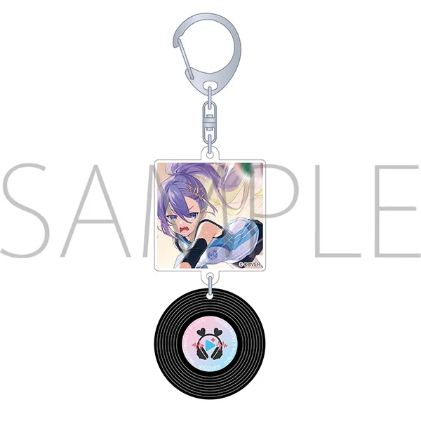 [hololive] Record Style Keychain / hololive x HoneyWorks Kessen Spirit