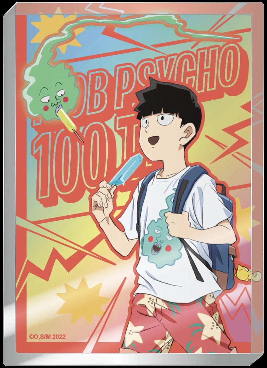 [Mob Psycho 100] Aurora Acrylic Block Vacation Mob & Dimple