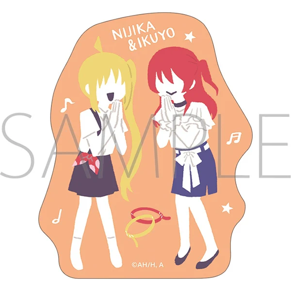 [Bocchi the Rock!] Clear Sticker / Nijika, Ikuyo Yuru Palette