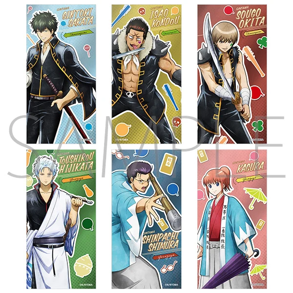 [Gintama] Metallic Sticker Set Soul Switch Arc