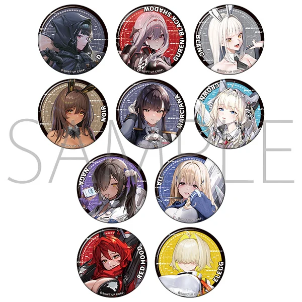 [GODDESS OF VICTORY: NIKKE] Character Badge Collection vol. 3 (Blind Box -Single)