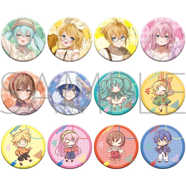 (Goods - Badge) Hatsune Miku Series KiraKira Button Badge Collection Leisure Festival (Blind Box -Single)