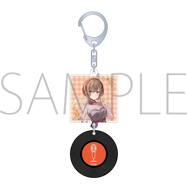 (Goods - Keychain) Hatsune Miku Series Record Style Keychain Leisure Festival E MEIKO