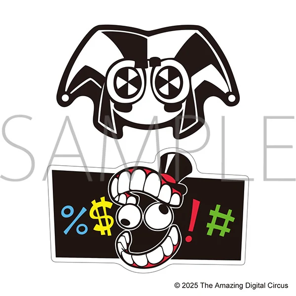 (Goods - Sticker) The Amazing Digital Circus Big Sticker Set