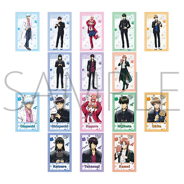 (Goods - Card) Class 3-Z GINPACHI SENSEI withCAT Clear Sheet Collection (Blind Box -Single) - Image 3