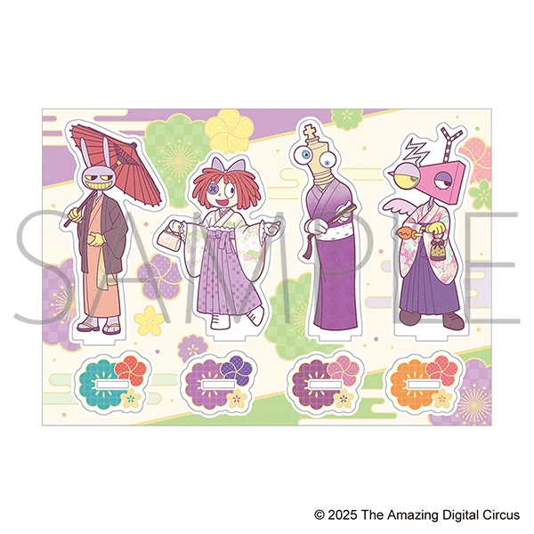 (Goods - Stand Pop) The Amazing Digital Circus Acrylic Stand Set B
