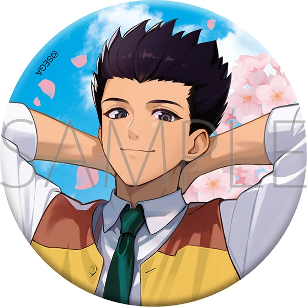(Goods - Badge) Sakura Wars Button Badge Ichiro Oogami