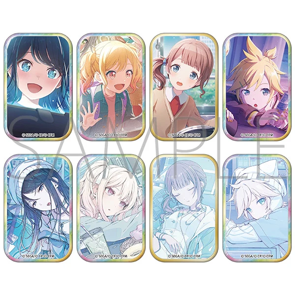 (Goods - Badge) Hatsune Miku: Colorful Stage! Square Badge Collection vol. 50 C (Blind Box -Single)