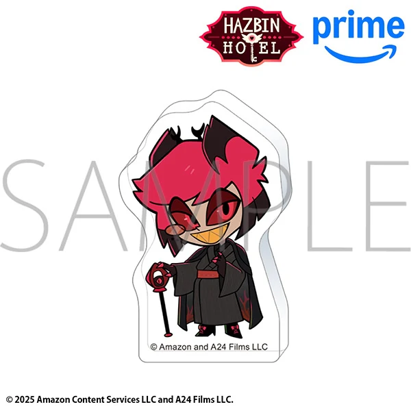 (Goods - Acrylic Stand) Hazbin Hotel Korotto Acrylic Figure  - Alastor (Kimono) Chibi