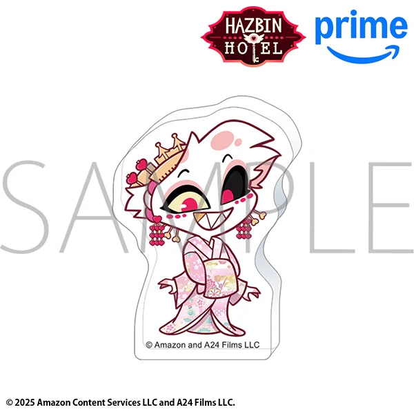 (Goods - Acrylic Stand) Hazbin Hotel Korotto Acrylic Figure - Angel Dust (Kimono) Chibi