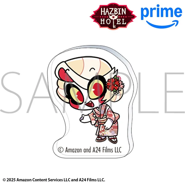 (Goods - Badge) Hazbin Hotel Acrylic Pin - Charlie Morningstar (Kimono) Chibi