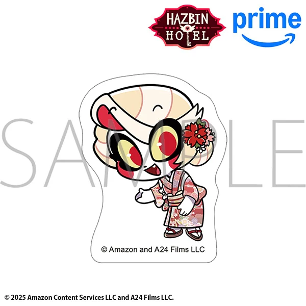 (Goods - Sticker) Hazbin Hotel Sticker- Charlie Morningstar (Kimono) Chibi