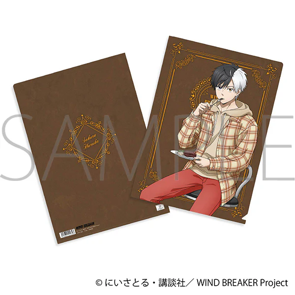 (Goods - Clear File) WIND BREAKER Clear File Haruka Sakura ~Valentine's~
