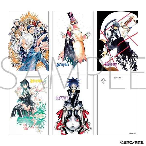 (Goods - Postcard) D.Gray-man Postcard Set w/Flame A