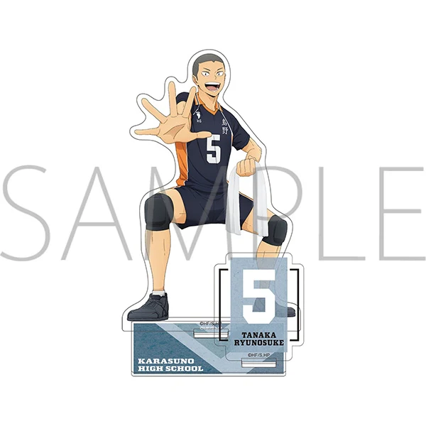 (Goods - Acrylic Stand) Haikyu!! Acrylic Stand Ryunosuke Tanaka Everyone’s Jersey Numbers!