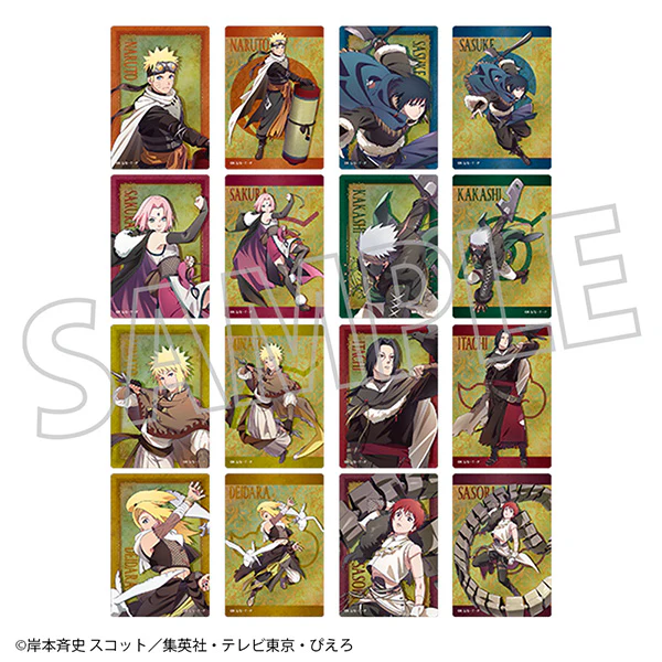 (Goods - Card) NARUTO Shippuden Iridescent Art Collection Ninden Boukentan (Blind Box -Single)