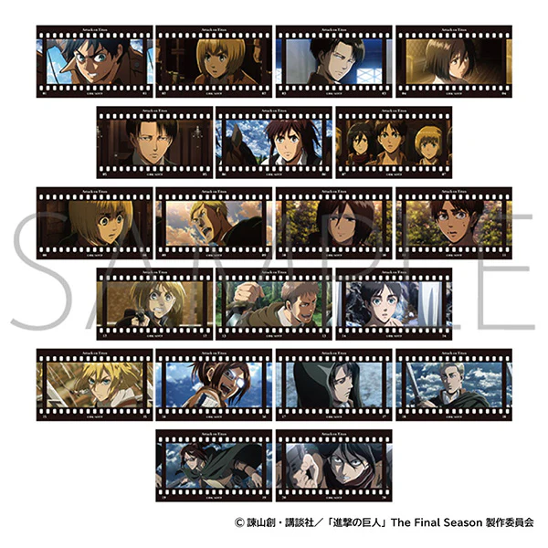 (Goods - Card) Attack on Titan Film Style Collection (Blind Box -Single) - Image 2