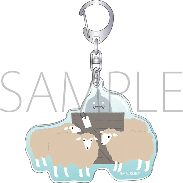(Goods - Keychain) Fullmetal Alchemist Acrylic Keychain / Yuru Palette Vol.1 - Alphonse and Sheep