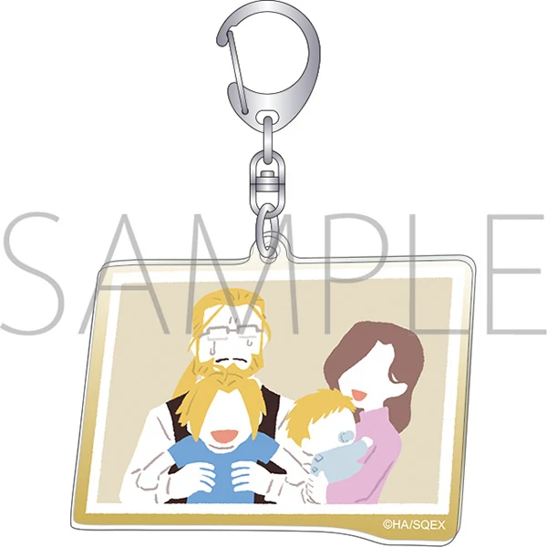 (Goods - Keychain) Fullmetal Alchemist Acrylic Keychain / Yuru Palette Vol.1 - Family Portrait