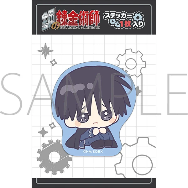 (Goods - Sticker) Fullmetal Alchemist Sticker - Mini Pienzu Roy Mustang - Image 2