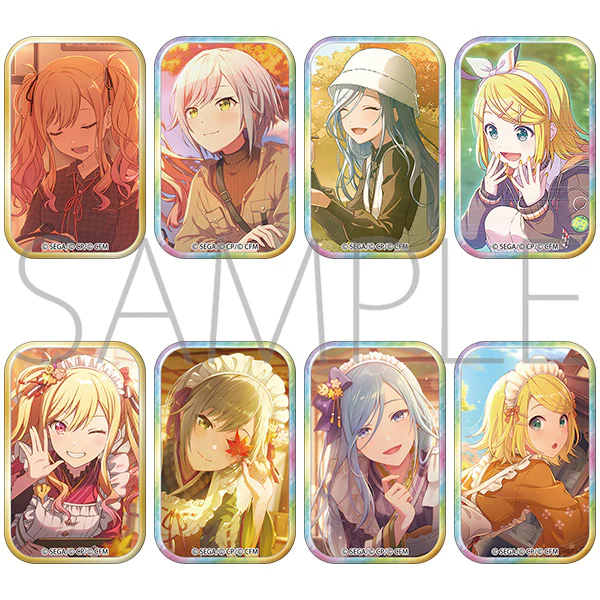 (Goods - Badge) Hatsune Miku: Colorful Stage! Square Badge Collection Vol.52 B (Blind Box -Single)