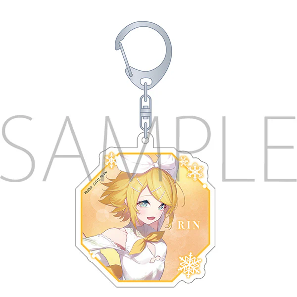 (Goods - Keychain) Hatsune Miku Series Acrylic Keychain Kagamine Rin