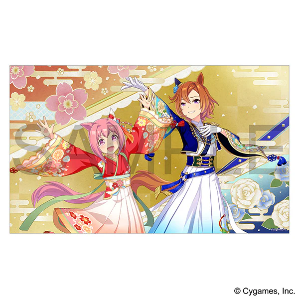 (Goods - Acrylic Stand) Umamusume: Pretty Derby Mini Folding Screen/Haru Urara x T. M. Opera O - Image 3