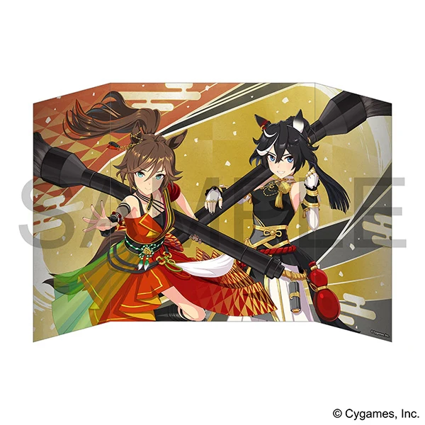 (Goods - Acrylic Stand) Umamusume: Pretty Derby Mini Folding Screen/Mr. C. B. x Katsuragi Ace