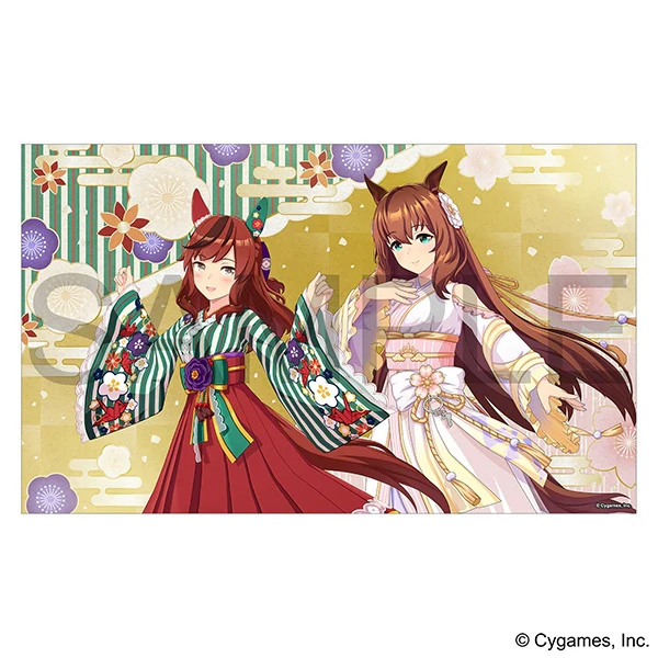 (Goods - Acrylic Stand) Umamusume: Pretty Derby Mini Folding Screen/Nice Nature x Maruzensky - Image 3