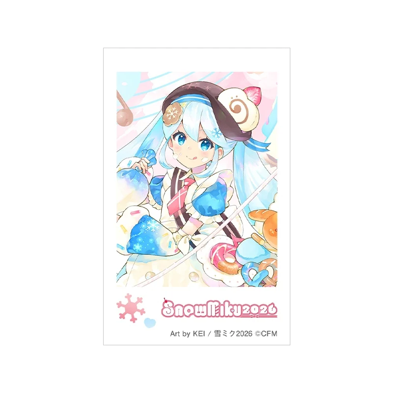 (Goods - Bromide) SNOW MIKU 2026 Instant Photo Print SNOW MIKU Art by KEI
