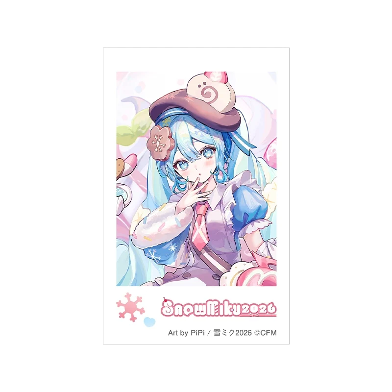 (Goods - Bromide) SNOW MIKU 2026 Instant Photo Print SNOW MIKU Art by PiPi