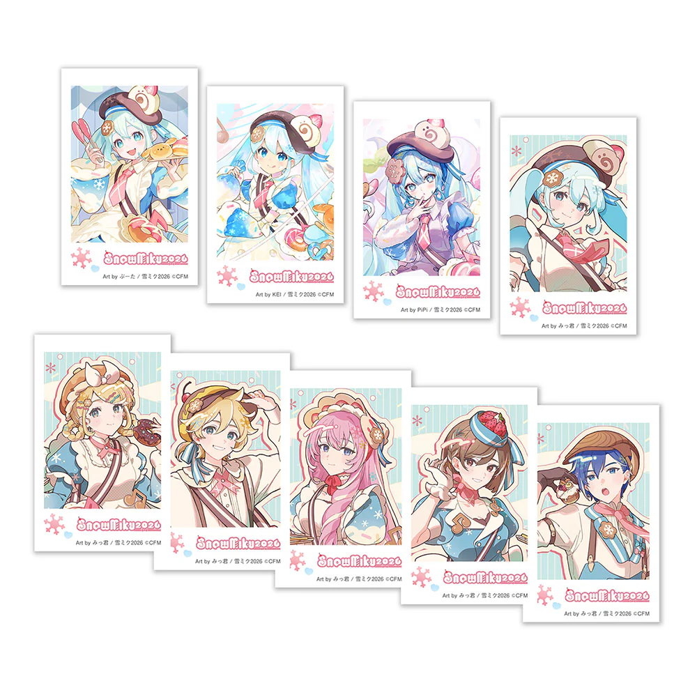 (Goods - Bromide) SNOW MIKU 2026 Instant Photo Print SNOW MIKU Art by PiPi - Image 2