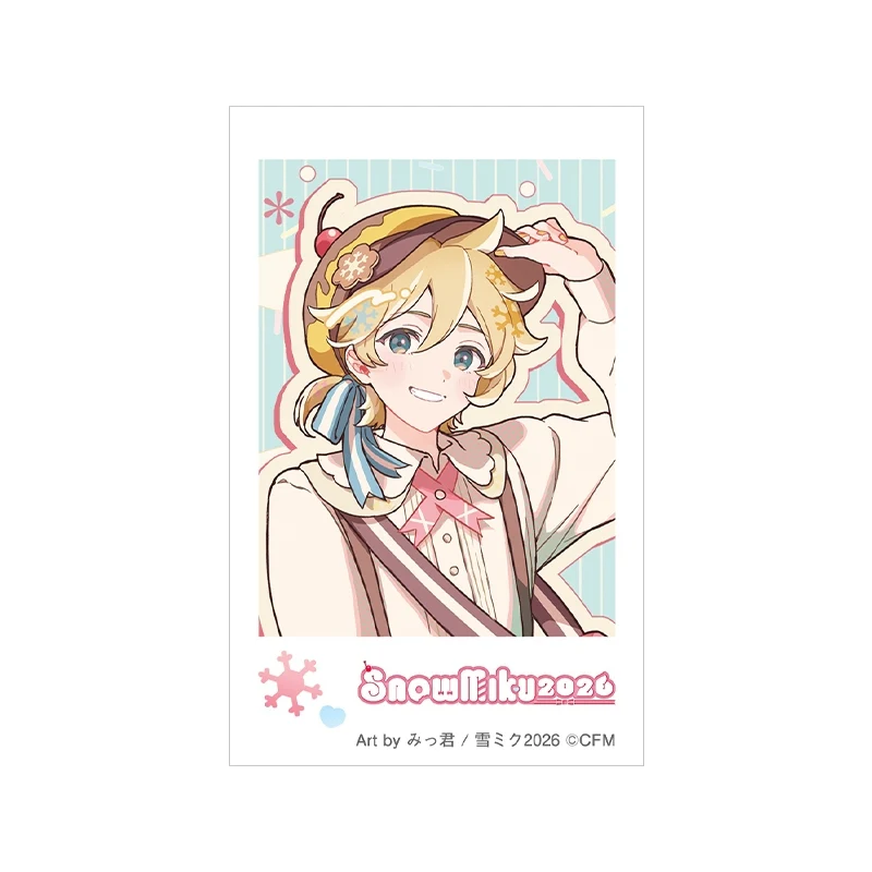 (Goods - Bromide) SNOW MIKU 2026 Instant Photo Print Kagamine Len Art by Mikkun