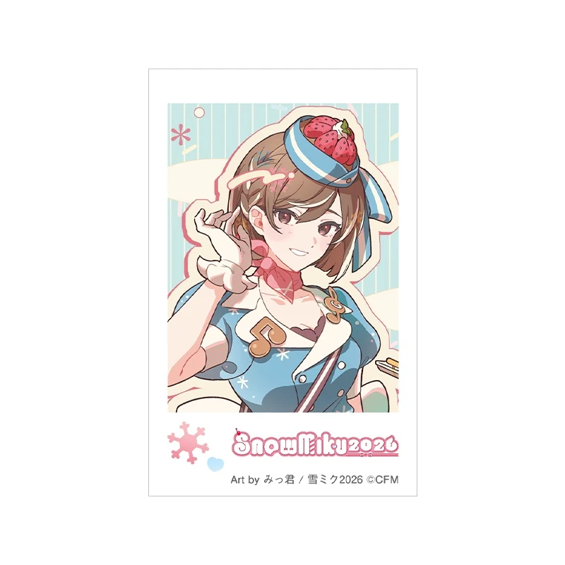 (Goods - Bromide) SNOW MIKU 2026 Instant Photo Print MEIKO Art by Mikkun