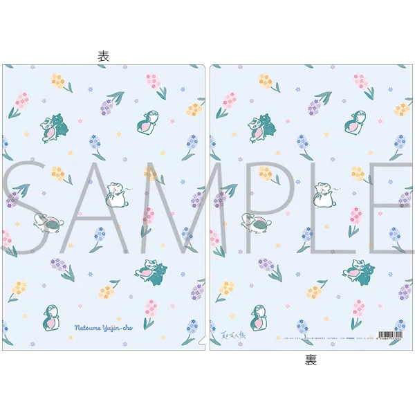 (Goods - Clear File) Natsume's Book of Friends (Natsume Yuujinchou) Nyanko Sensei Clear File Hyacinthus