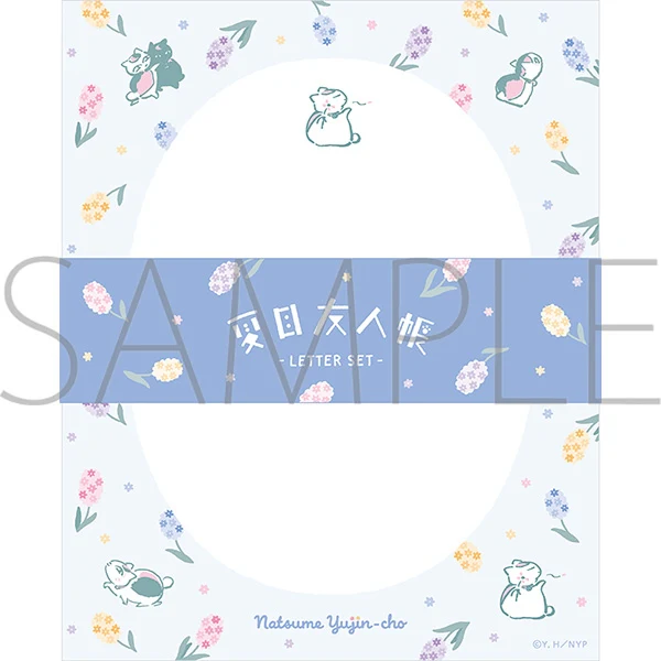 (Goods - Letter Set) Natsume's Book of Friends (Natsume Yuujinchou) Nyanko Sensei Letter Set Hyacinthus