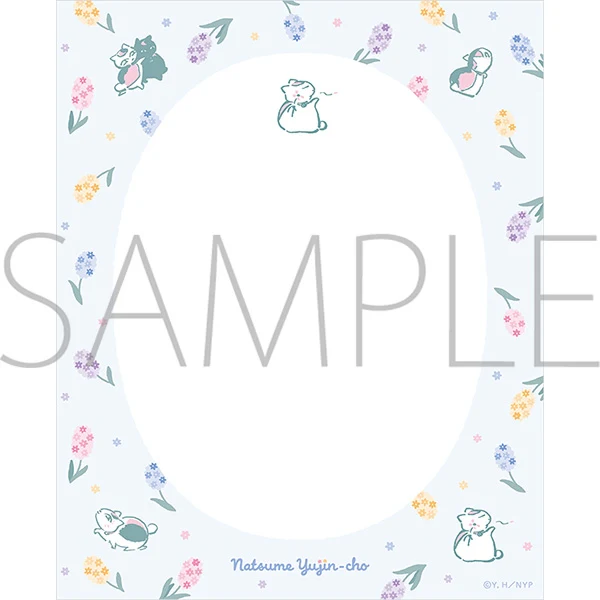 (Goods - Letter Set) Natsume's Book of Friends (Natsume Yuujinchou) Nyanko Sensei Letter Set Hyacinthus - Image 2