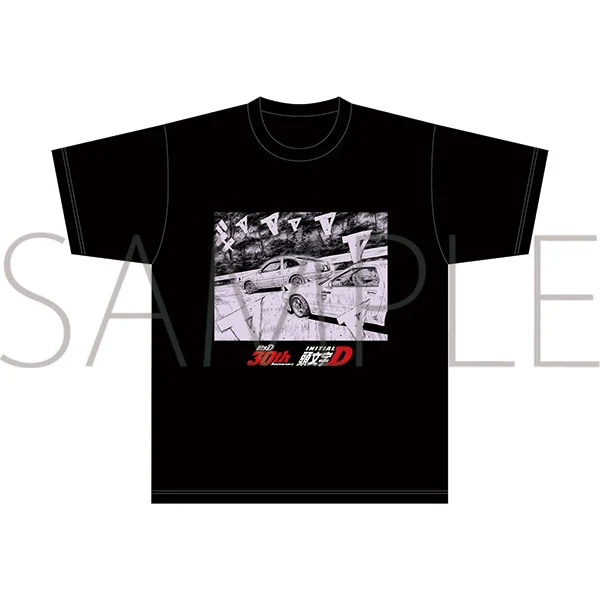 (Goods - Shirt) Initial D Manga Art Major Scene T-Shirt/B