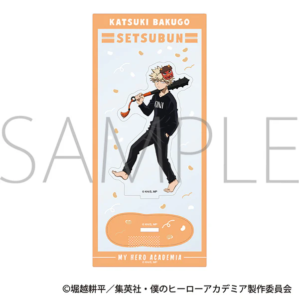 (Goods - Acrylic Stand) My Hero Academia Acrylic Stand Katsuki Bakugo Throw the Beans! - Image 2