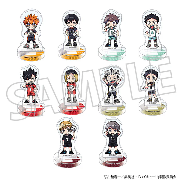 (Goods - Acrylic Stand) Haikyu!! Chuasuta Miniature Acrylic Stand Collection (Blind Box -Single)